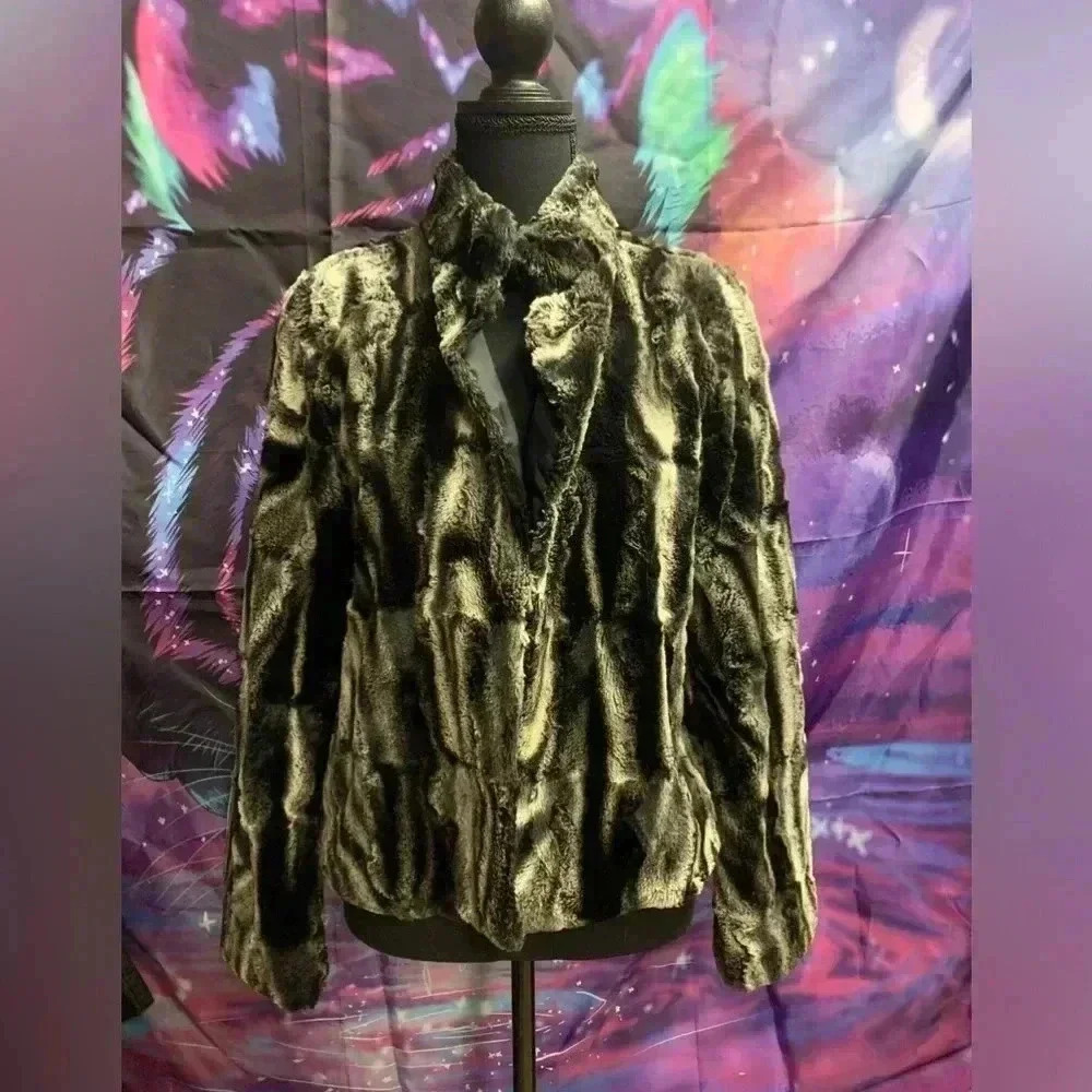 Fur jacket small